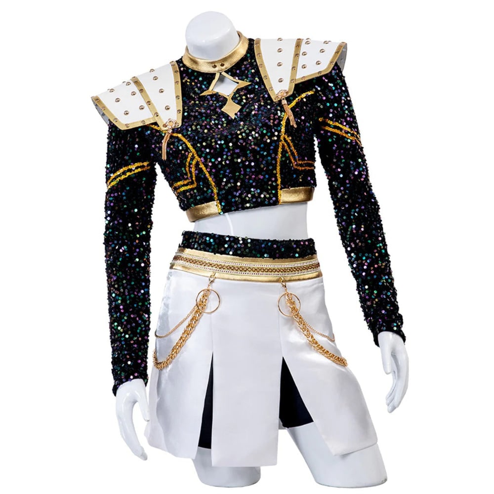 Kpop Halloween Costumes Stage Cosplay Outfit Set