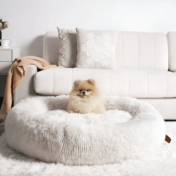Large Dog Bed Plush Cozy Design Comfortable