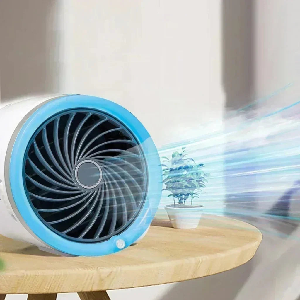 LED Lights Portable Fan Ice Packs Cooling Room