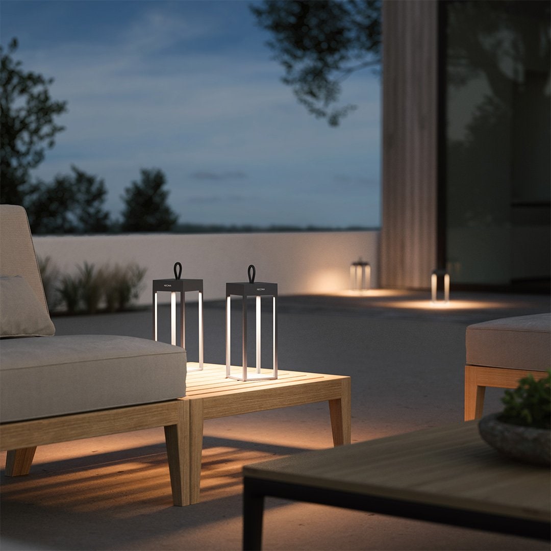 LED Table Lamp Outdoor Portable Rechargeable Touch Switch