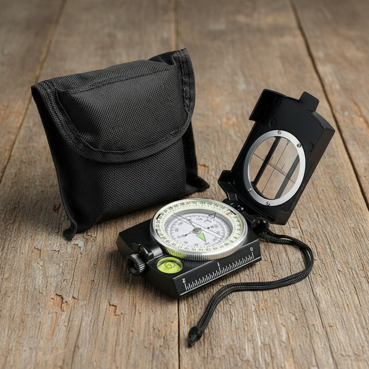Lensatic Compass Outdoor Navigation Portable Hiking Tool