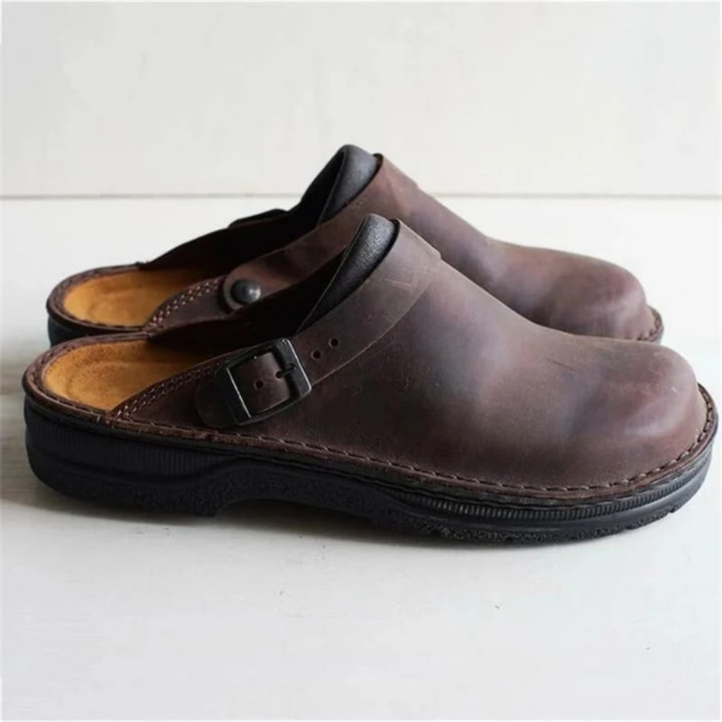 Mens Clogs Slip On Breathable Material Orthopedic