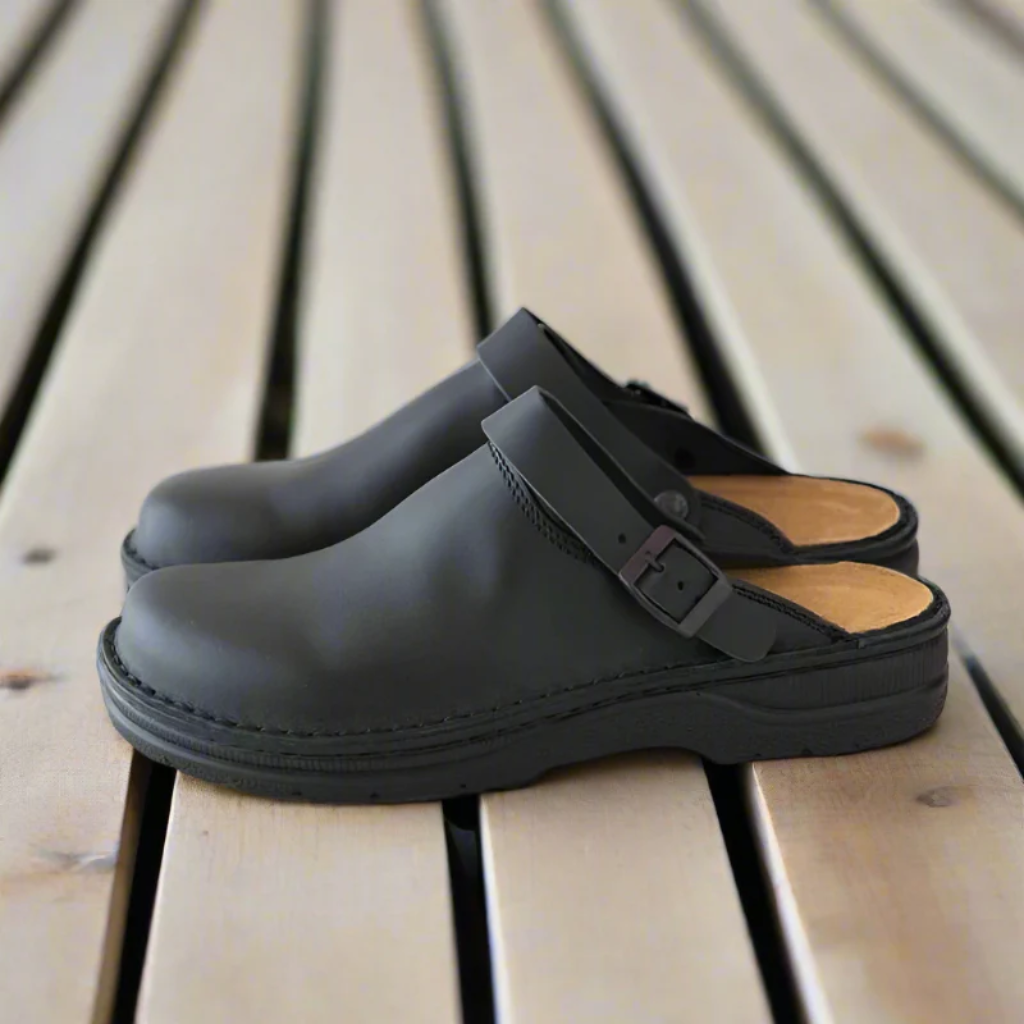 Mens Clogs Slip On Breathable Material Orthopedic