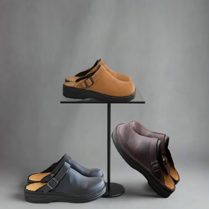 Mens Clogs Slip On Breathable Material Orthopedic