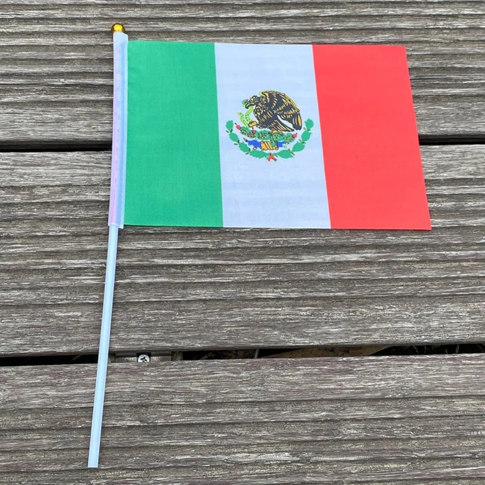 Mexican Mini Flags Handheld Event Set