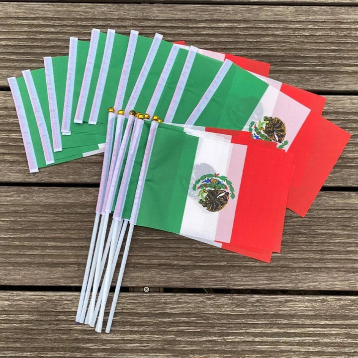 Mexican Mini Flags Handheld Event Set