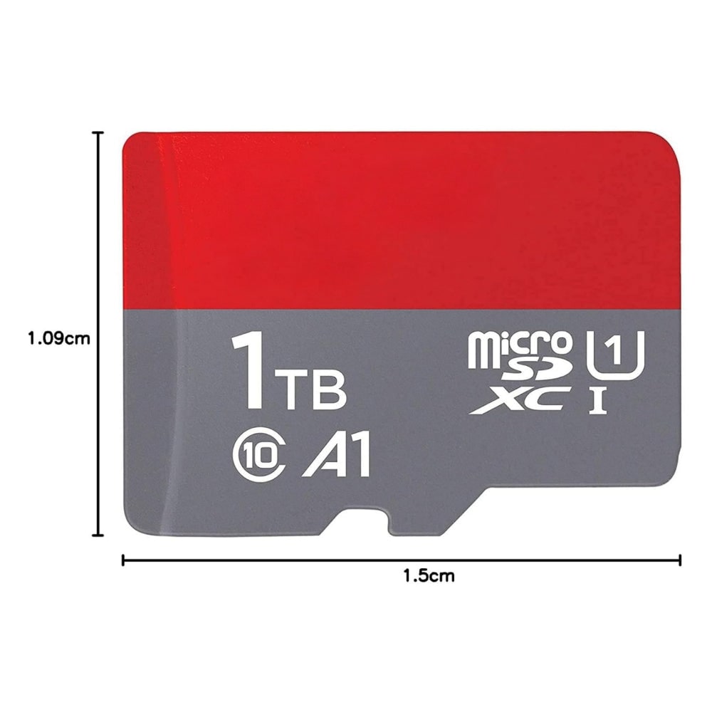 Micro SD Storage Card Adapter High Speed 1TB Memory