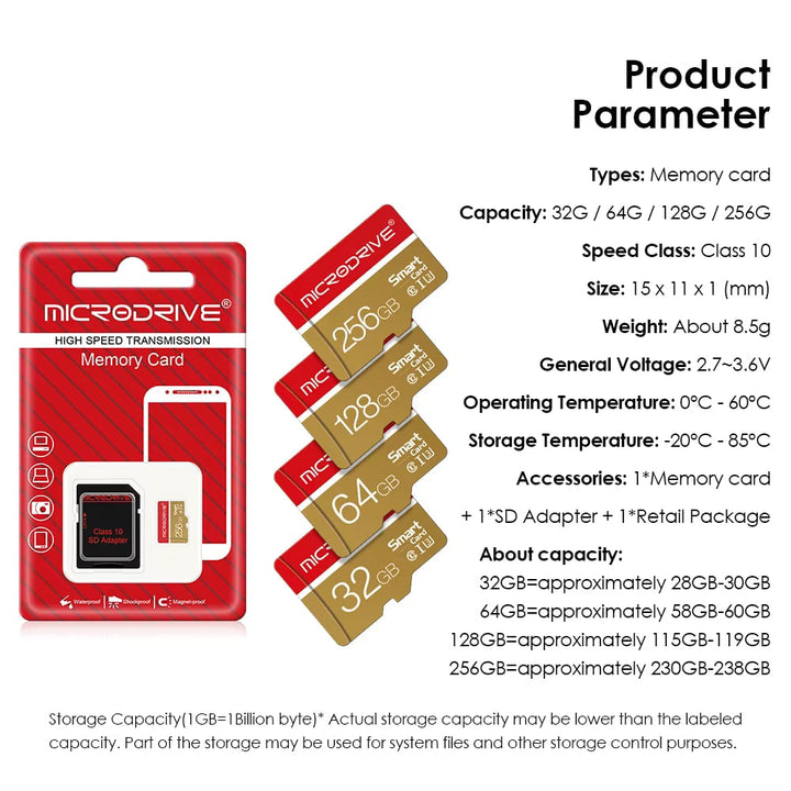Microsd Memory Card Adapter Compact High-Speed Storage