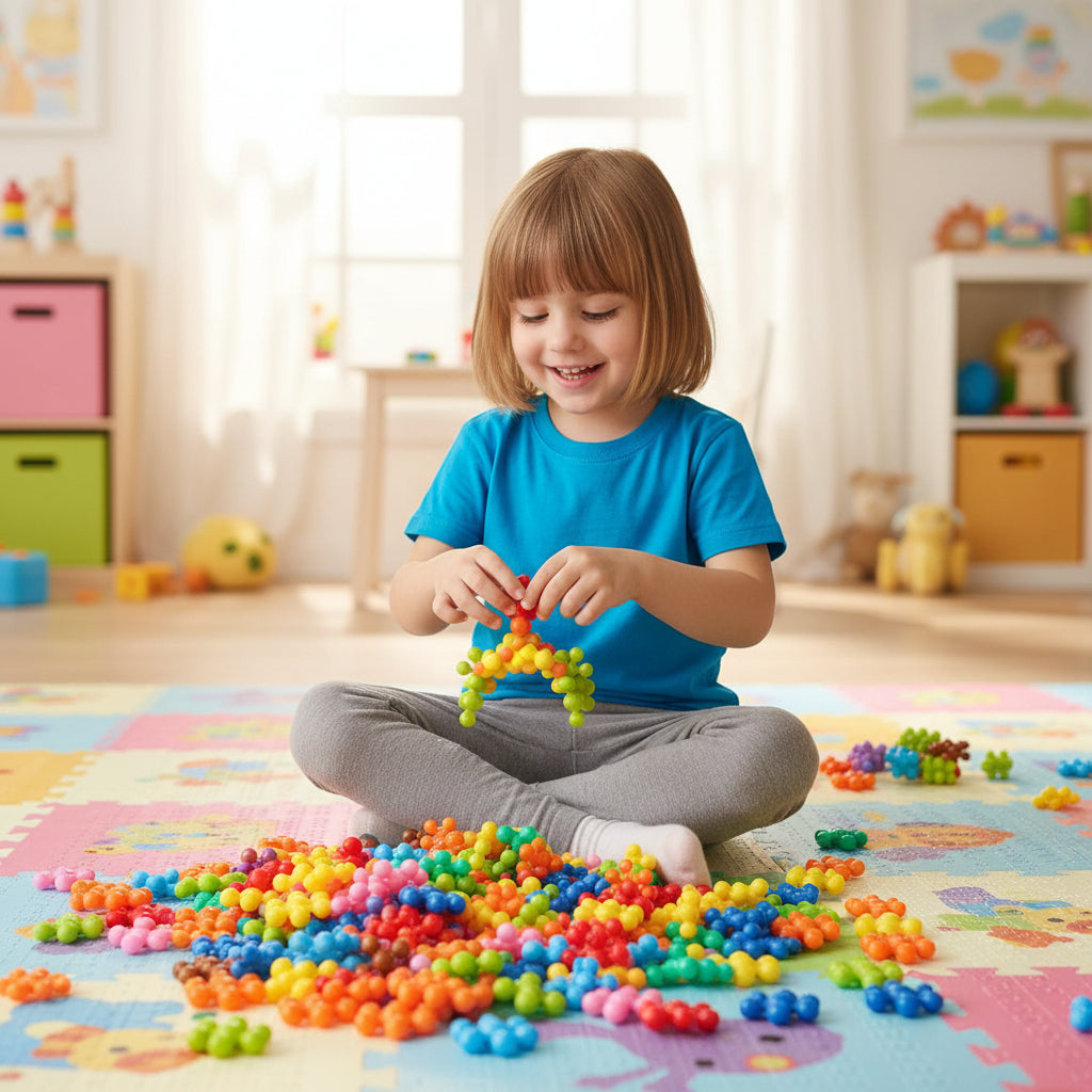 Montessori Building Blocks Creative Learning Fun Playtime