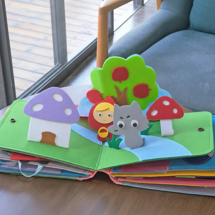 Busy Book Montessori Felt Activity Book Toddler Learning