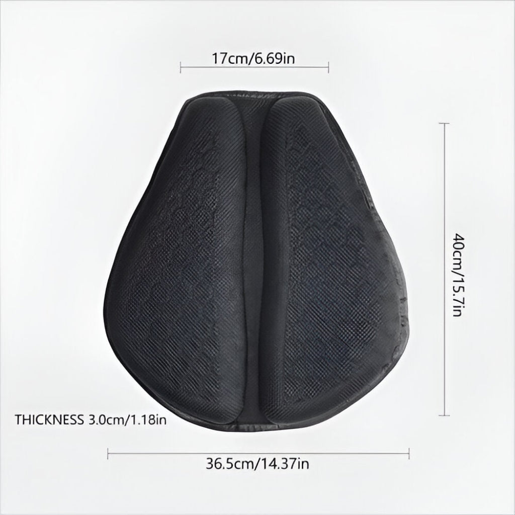 Motorcycle Seat Cushion Honeycomb Design Breathable Comfort