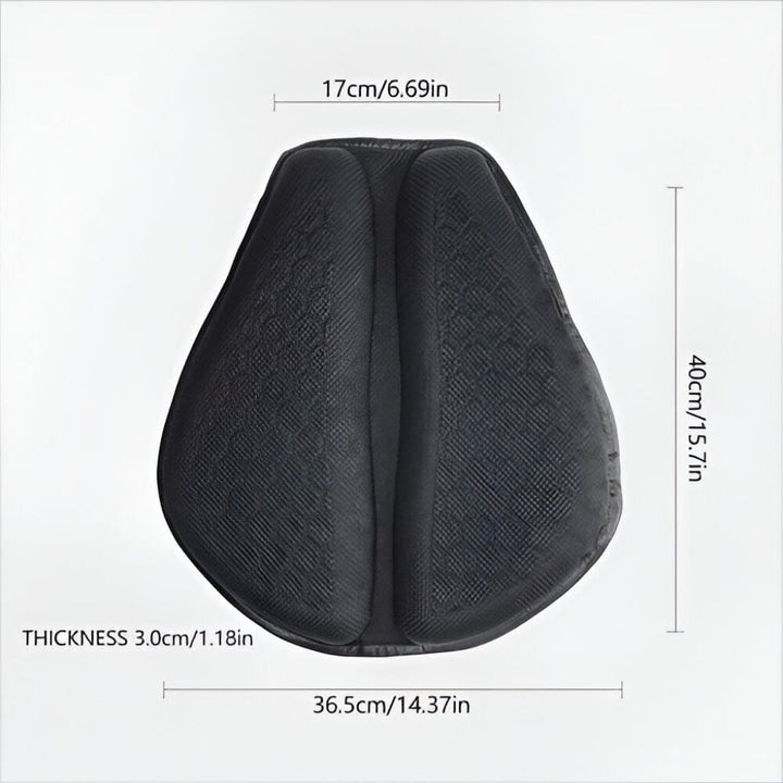 Motorcycle Seat Cushion Honeycomb Design Breathable Comfort