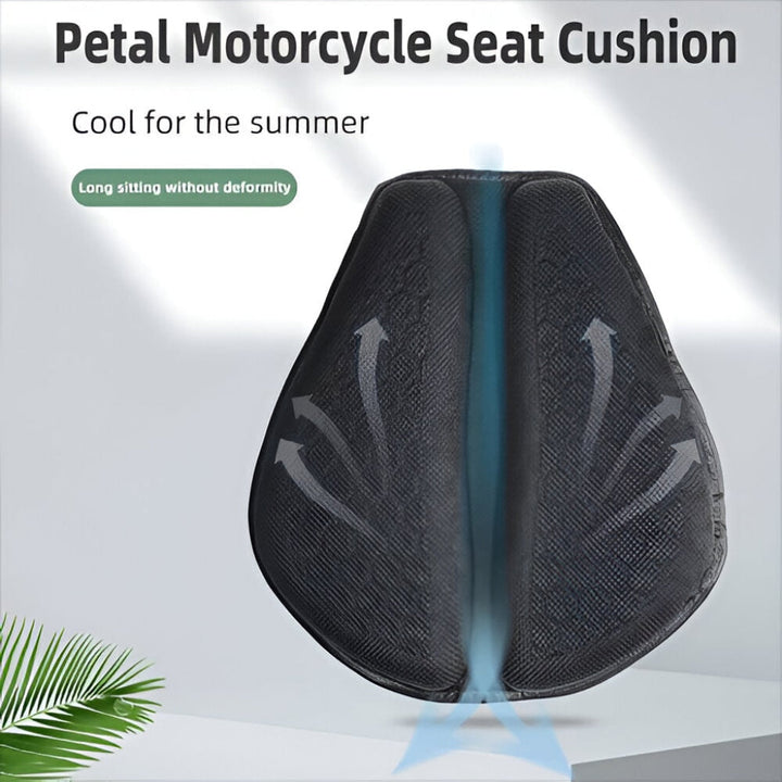 Motorcycle Seat Cushion Honeycomb Design Breathable Comfort