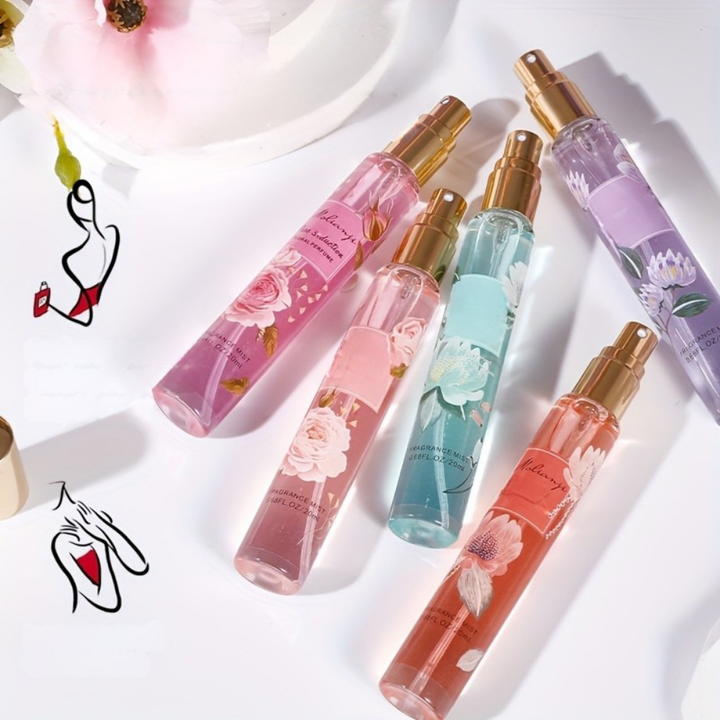 Perfume Mothers Day Gift Floral Fragrance Travel Size Spray Set