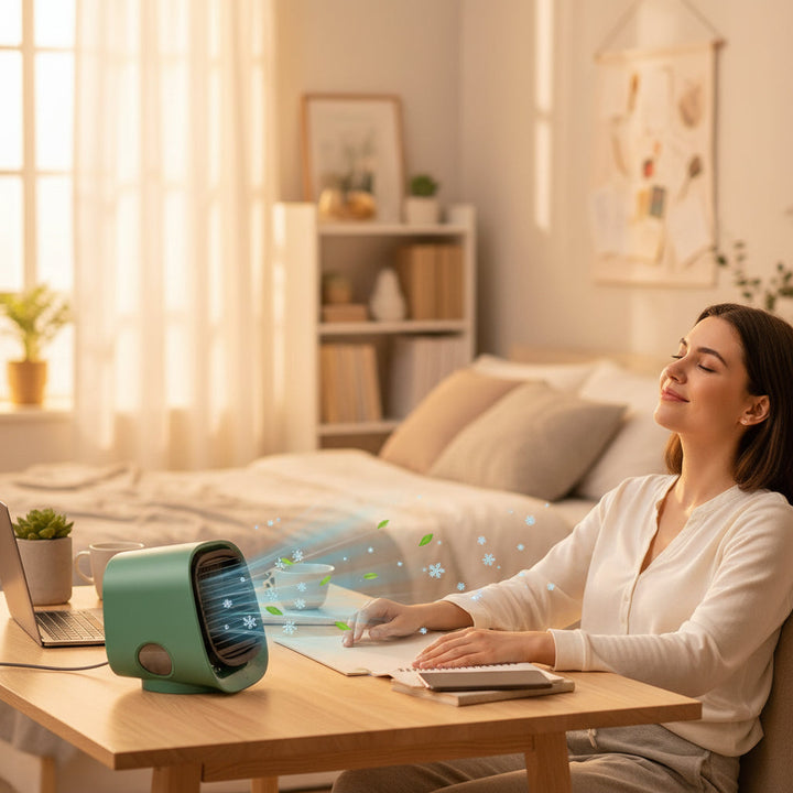 Personal Air Conditioner Portable Cooling USB Mini Fan