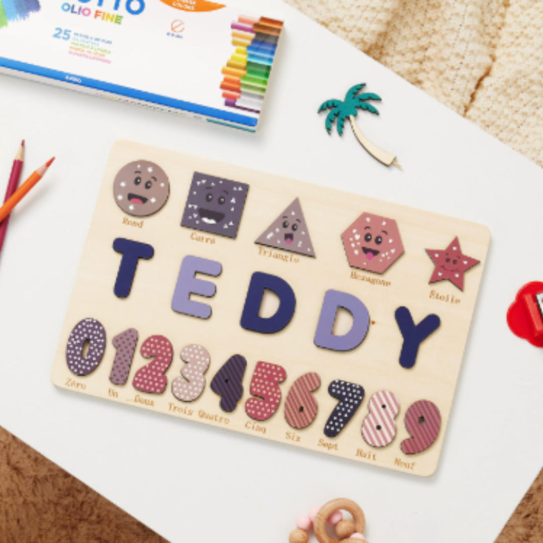 Personalized Puzzle Educational Toy Toddlers Name Puzzle