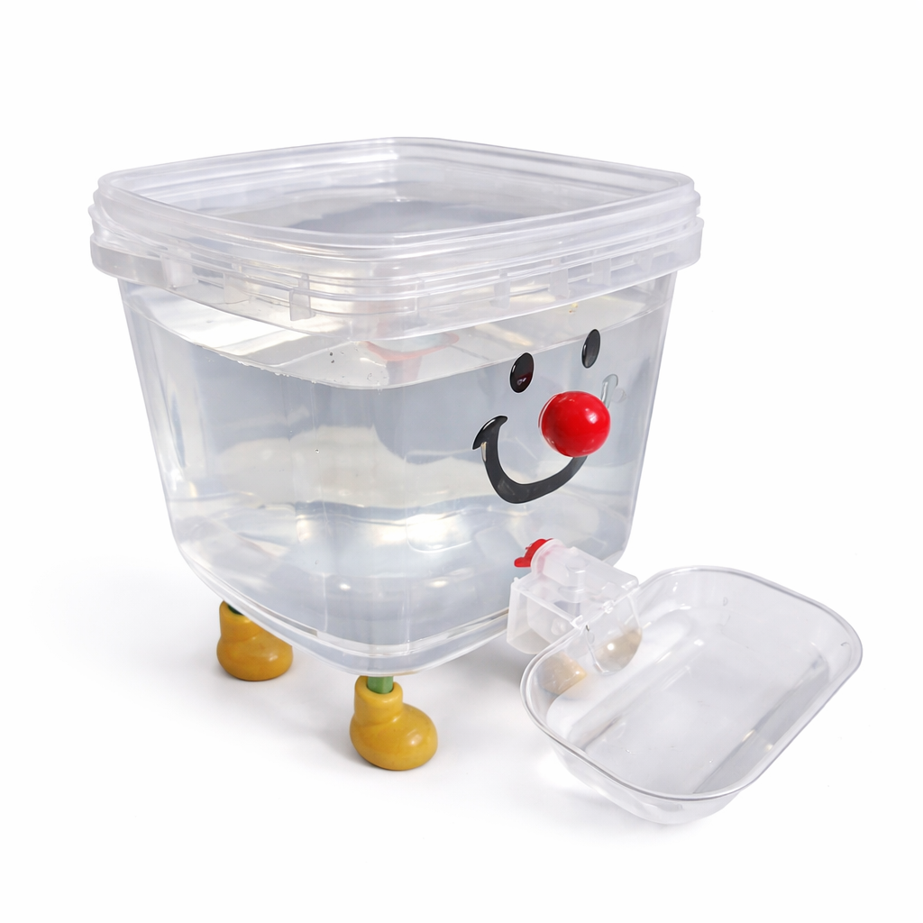 Pet Water Dispenser Fun Design Easy Access Bowl