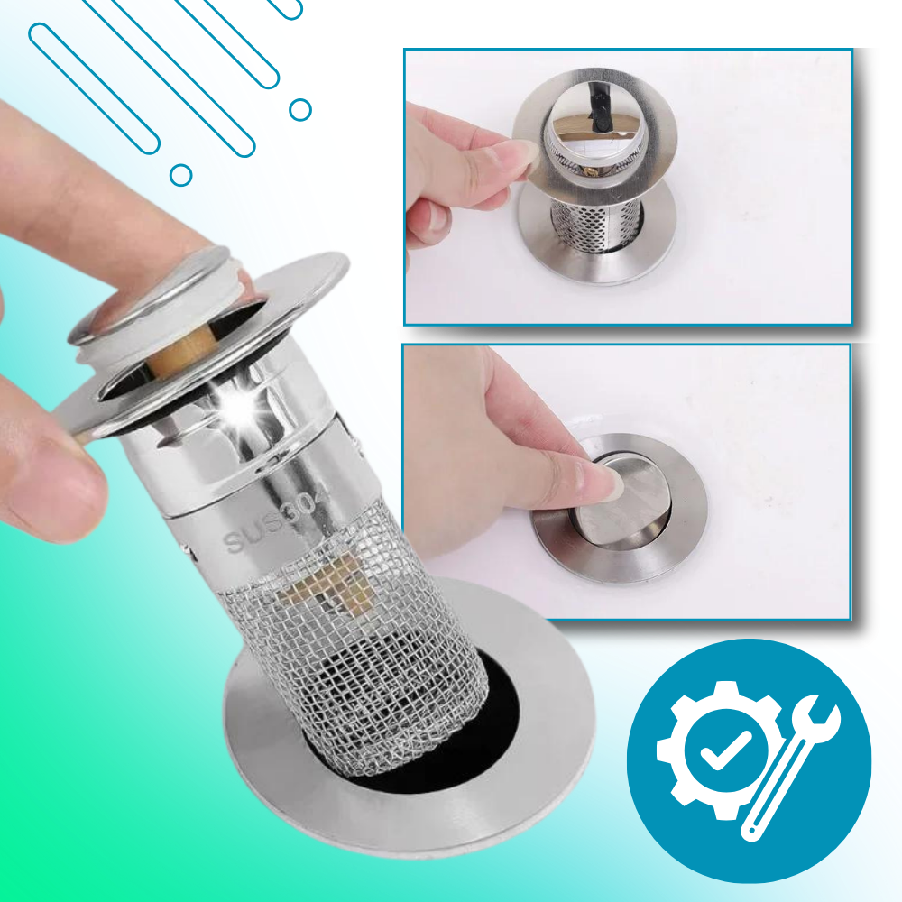 Pop Up Sink Stopper Drain Cover Easy Installation