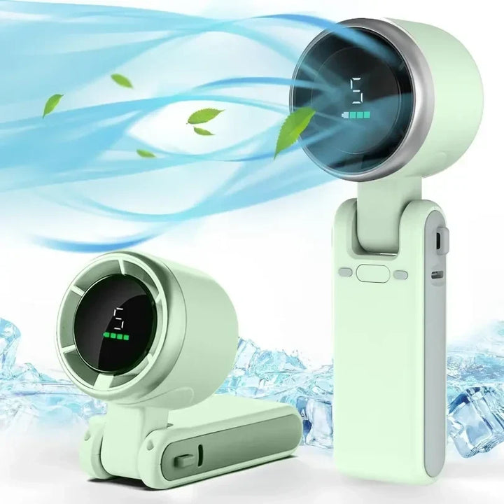 Portable Fan Neck Handheld Rechargeable Clip-On Mini Fan