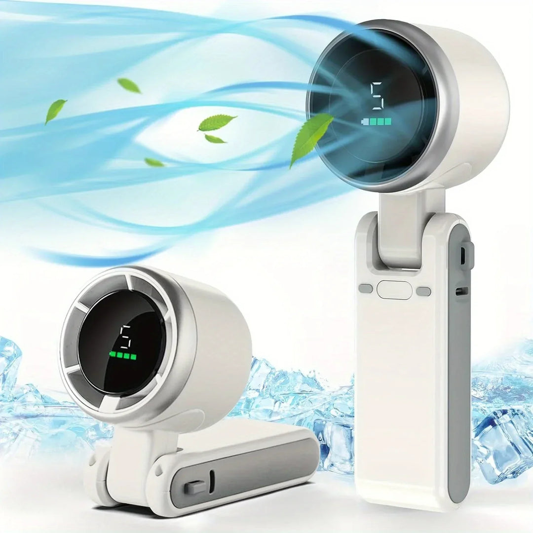Portable Fan Neck Handheld Rechargeable Clip-On Mini Fan