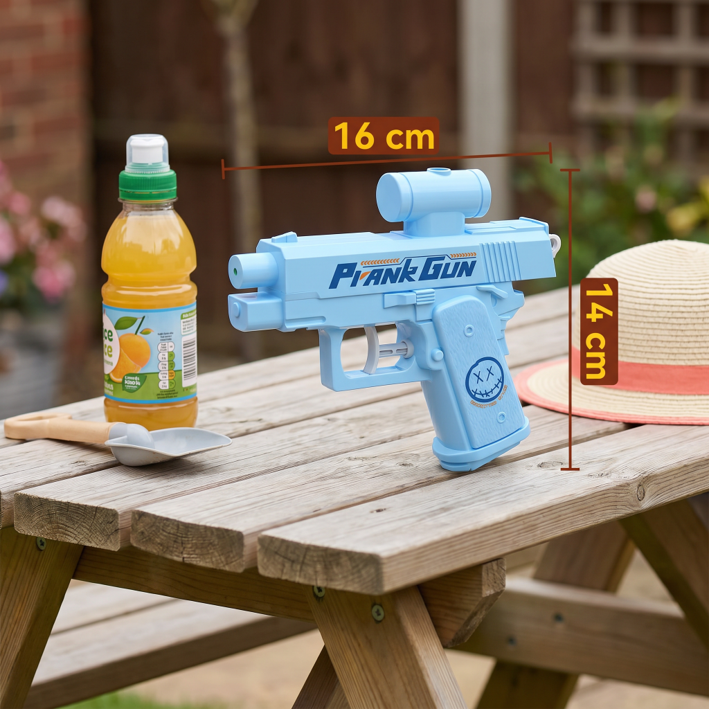 Prank Water Gun Kids Toy Double Sided Splash Shooter
