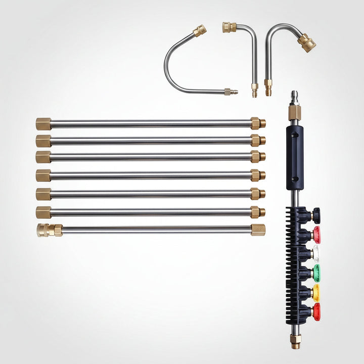 Pressure Washer Extension Wand Telescoping Long Reach