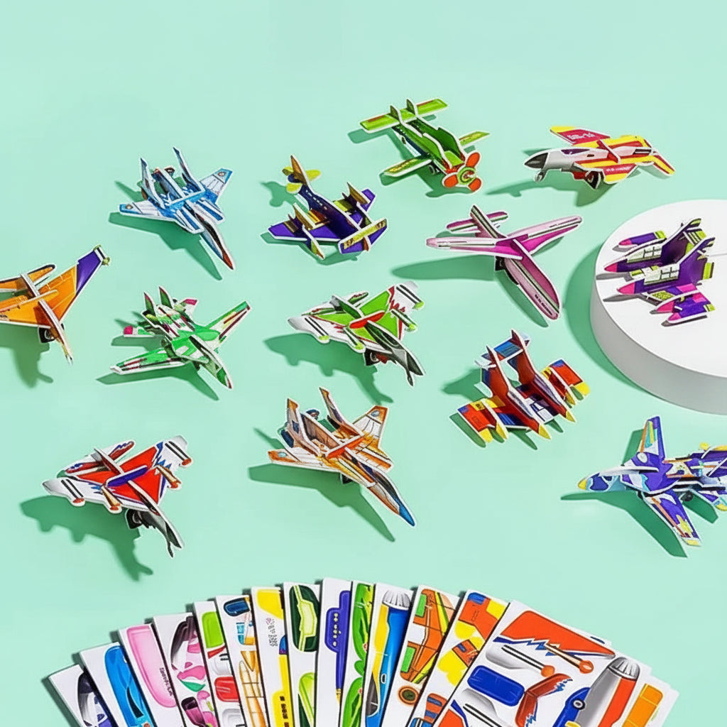 Kids 3D Cartoon Puzzle Set Animal Educational Toy