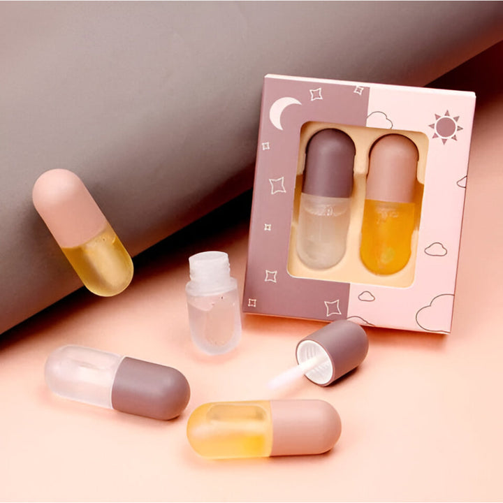 Lip Gloss Plumper Hydrating Lip Balm Set