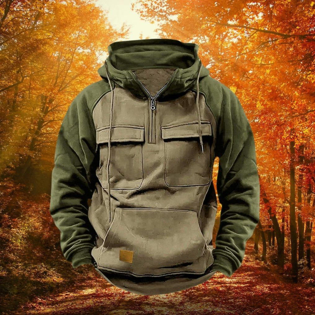 Quarter Zip Hoodie Performance Outdoor Active Performance
