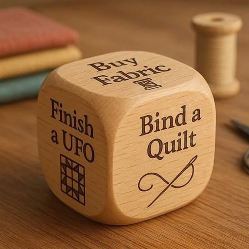 Quilting Decision Dice Creative Crafting Solid Wood Craft