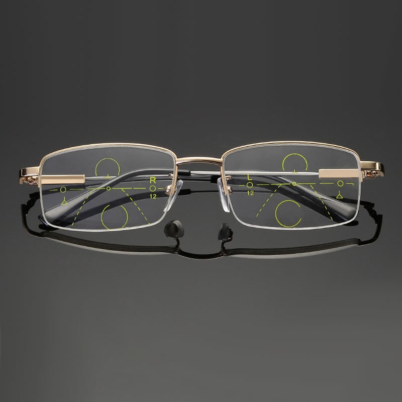 Reading Glasses Progressive Blue Light Photochromic Eyewear