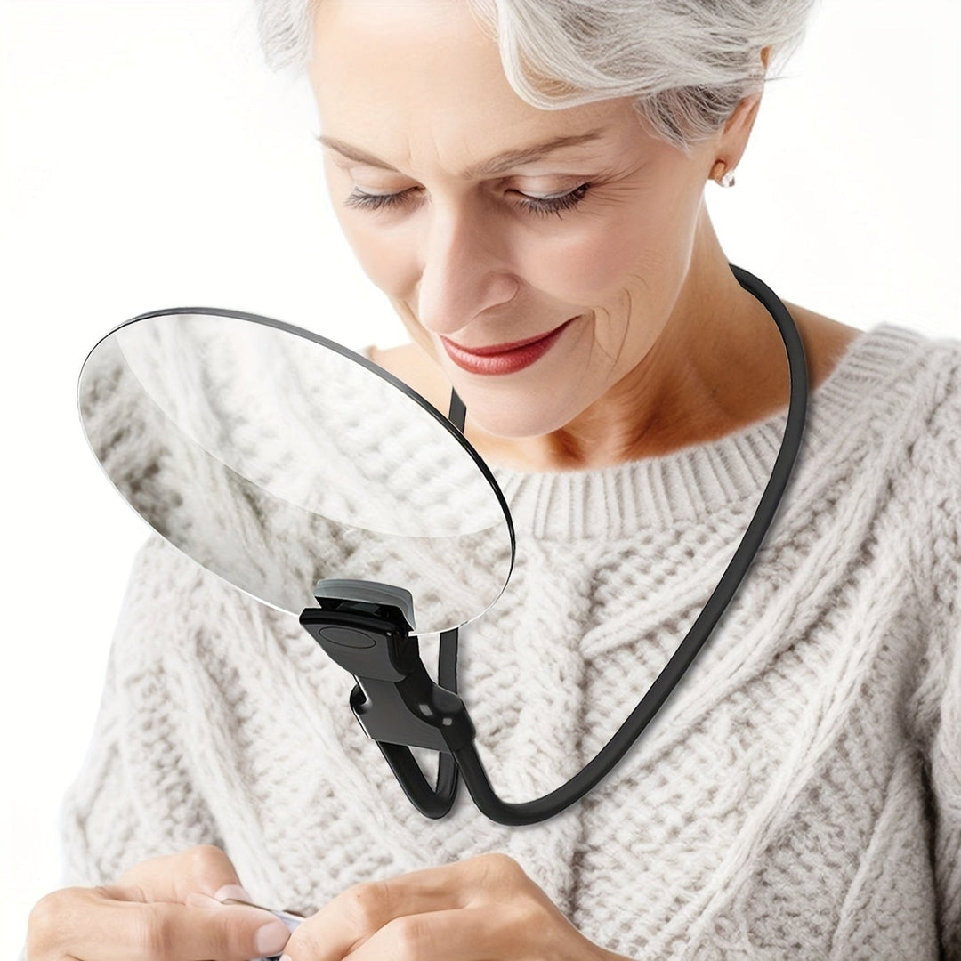 Round Adjustable Magnifying Lens Reading Magnification