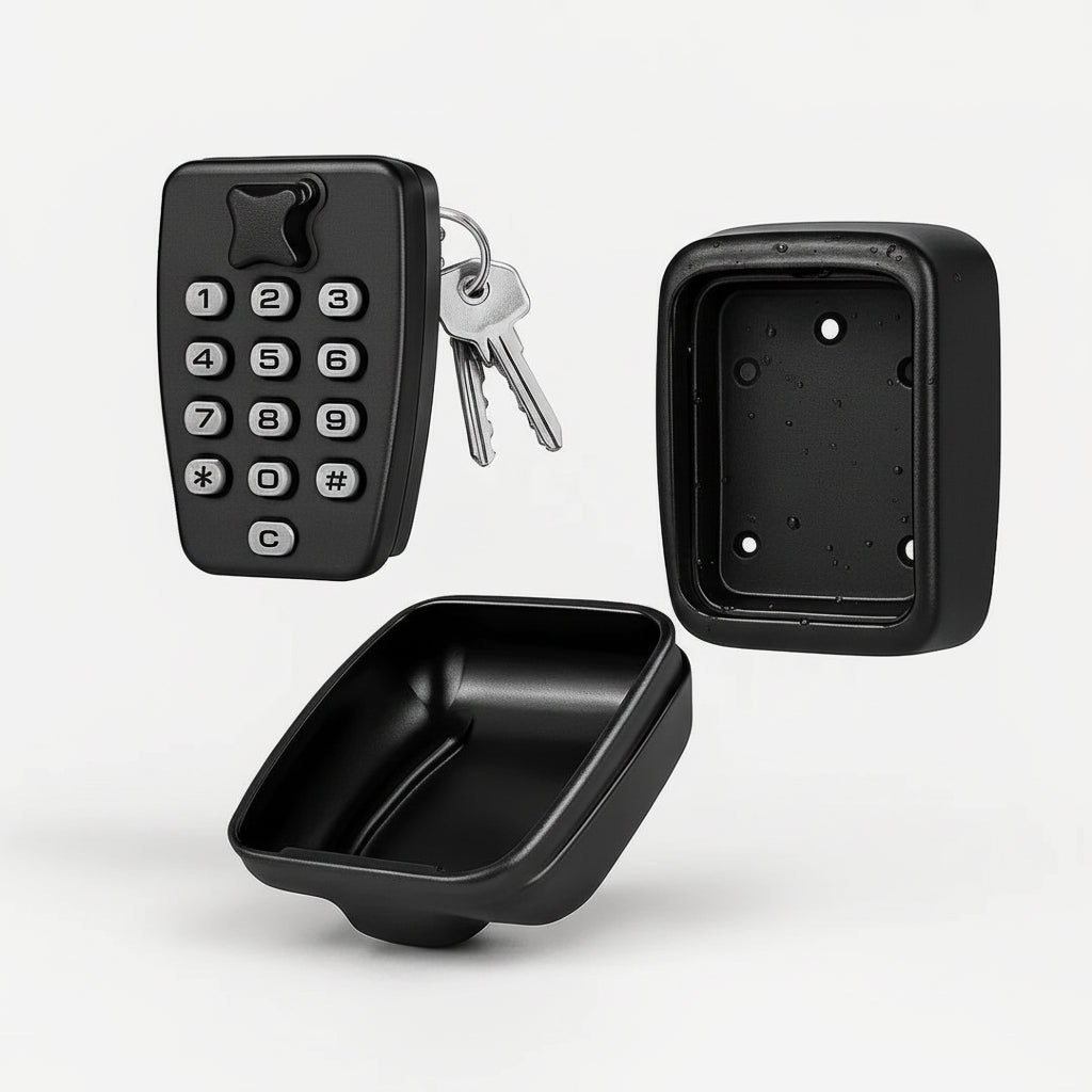 Key Lock Box Wall Mounted Outdoor Waterproof Combination Safe