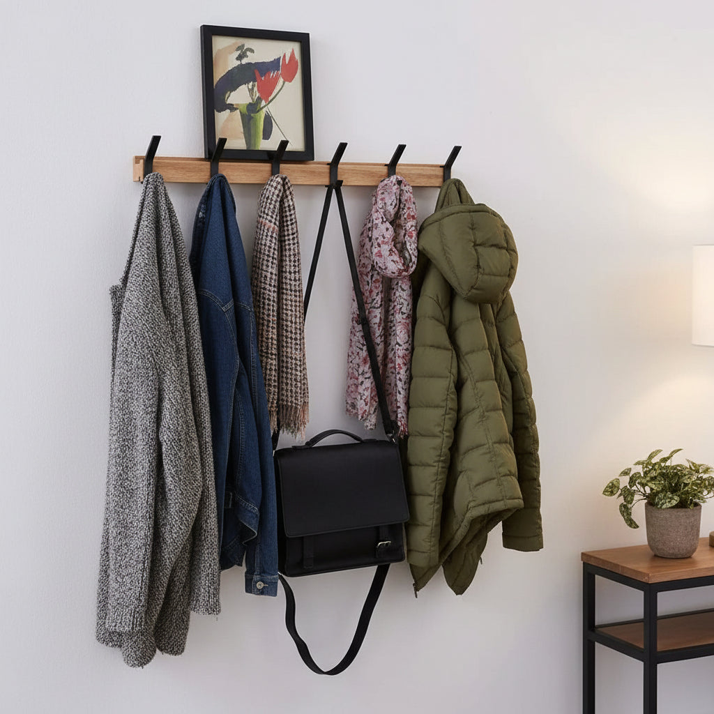 Scandinavian Design Coat Hanger Wall Coat Rack Hooks