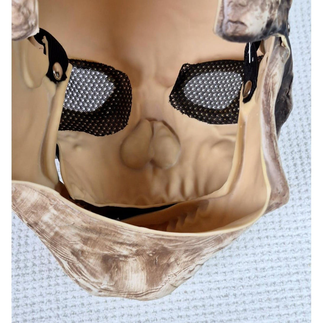 Halloween Costume Mask Skull Moving Jaw Cosplay Accessory