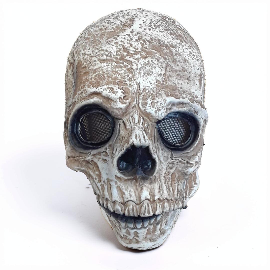 Halloween Costume Mask Skull Moving Jaw Cosplay Accessory