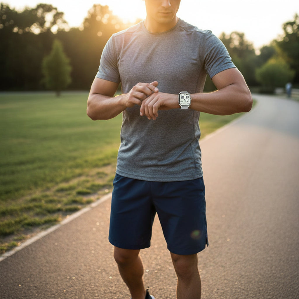Smart Watch Fitness Activity Tracking Square