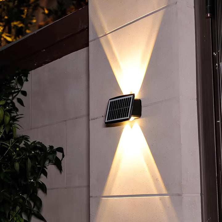 Solar Powered Outdoor Lighting Wall Garden Accent