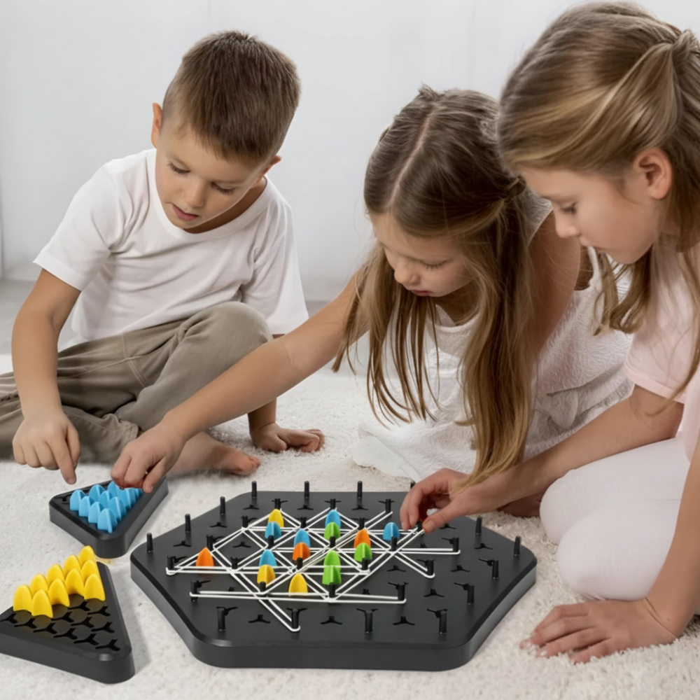 Strategy Board Game Family Indoor Triangle Chess Foldable