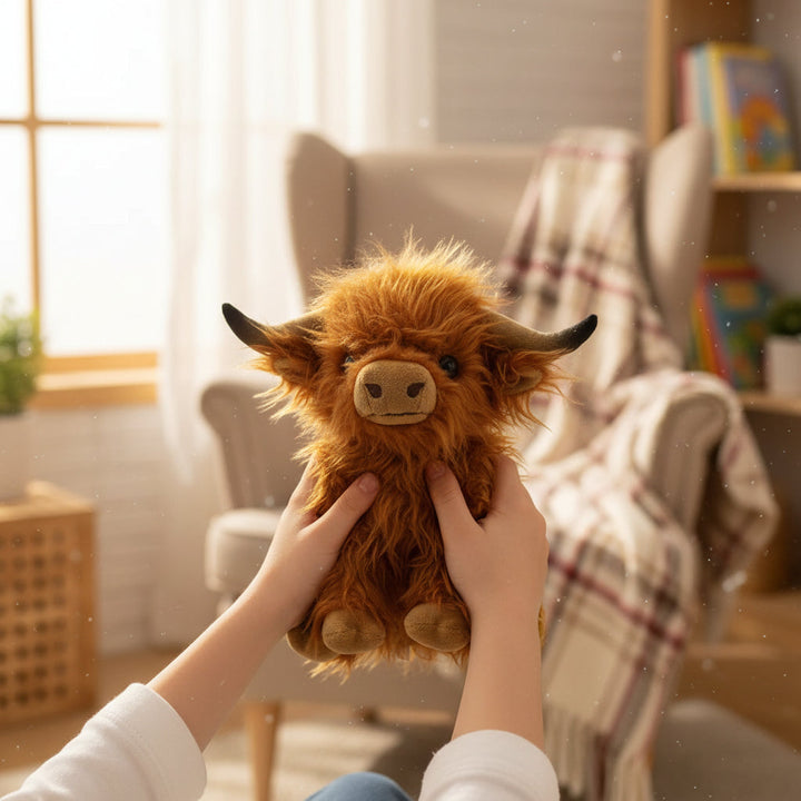 Stuffed Animal Plush Toy Highland Cow Soft Plush