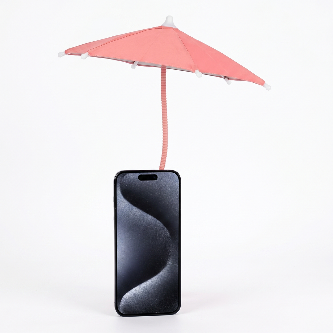 Sun Protection Phone Umbrella Adjustable Gooseneck