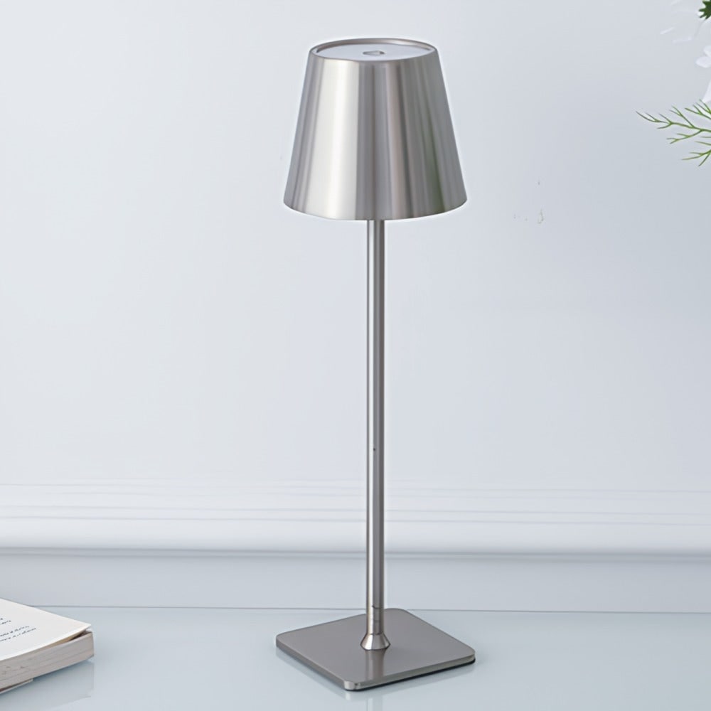 Table Lamp Cordless Touch Dimmable Modern Metal Rechargeable LED