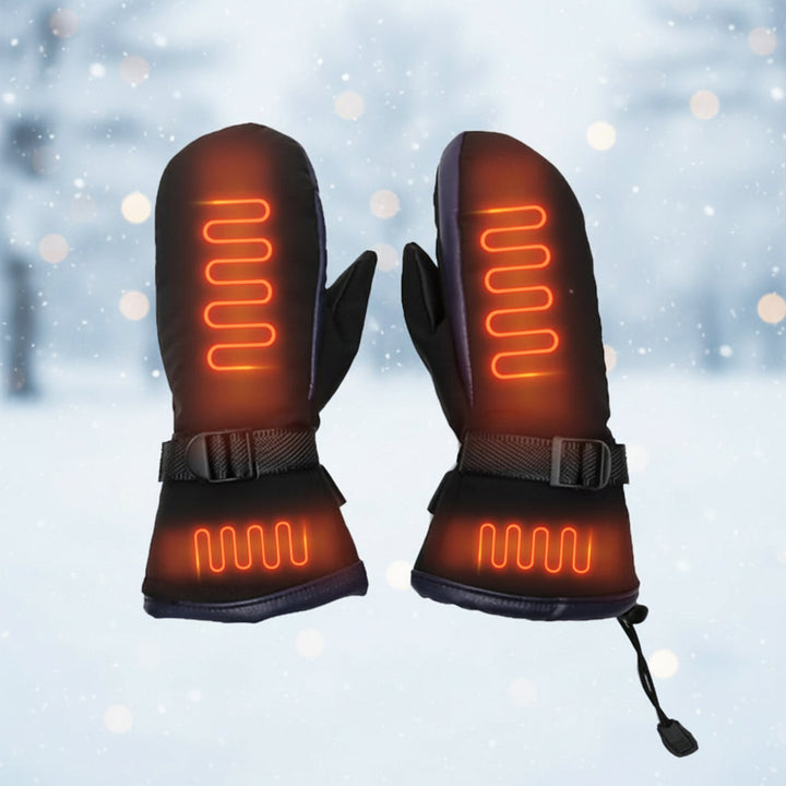 USB Heated Thermal Gloves Rechargeable Winter Warm Gloves