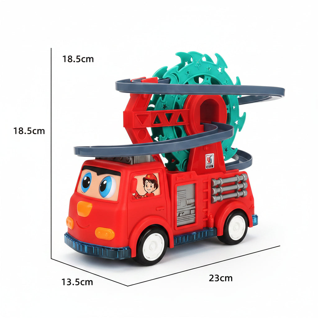 Toy Car Fire Truck Toy Interactive Educational Playset