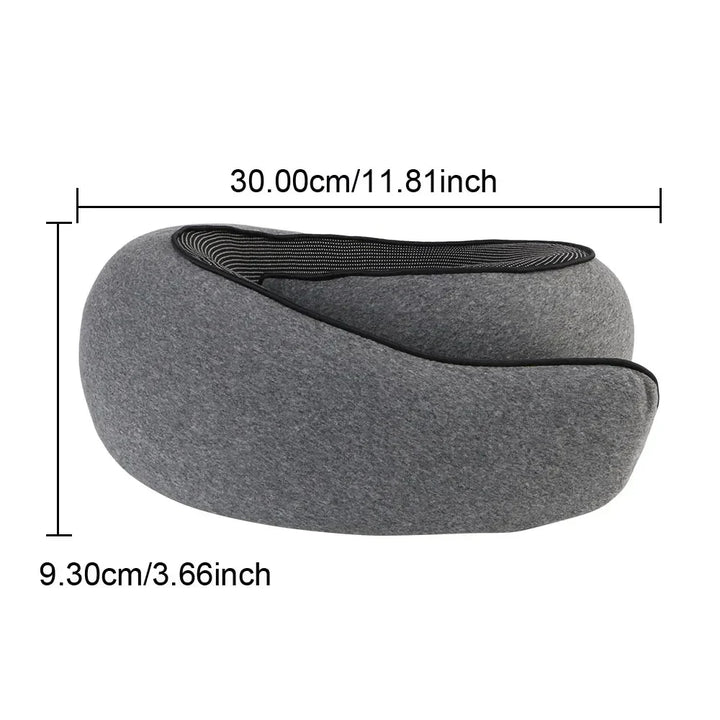 Travel Neck Pillow Memory Foam U-Shaped Neck Roll