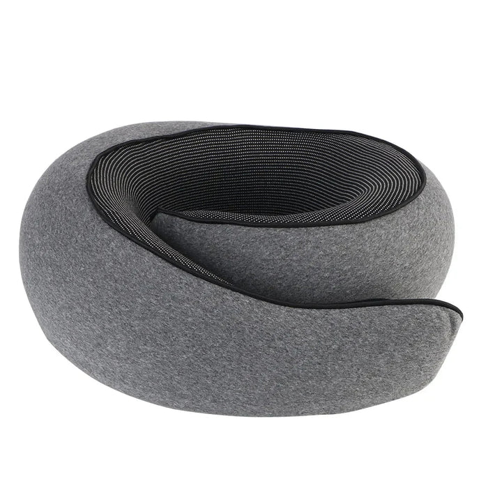 Travel Neck Pillow Memory Foam U-Shaped Neck Roll