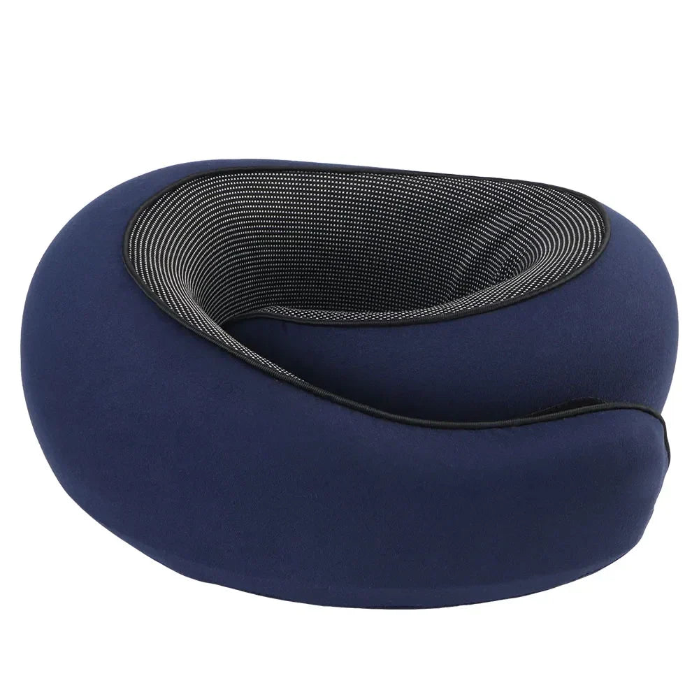Travel Neck Pillow Memory Foam U-Shaped Neck Roll