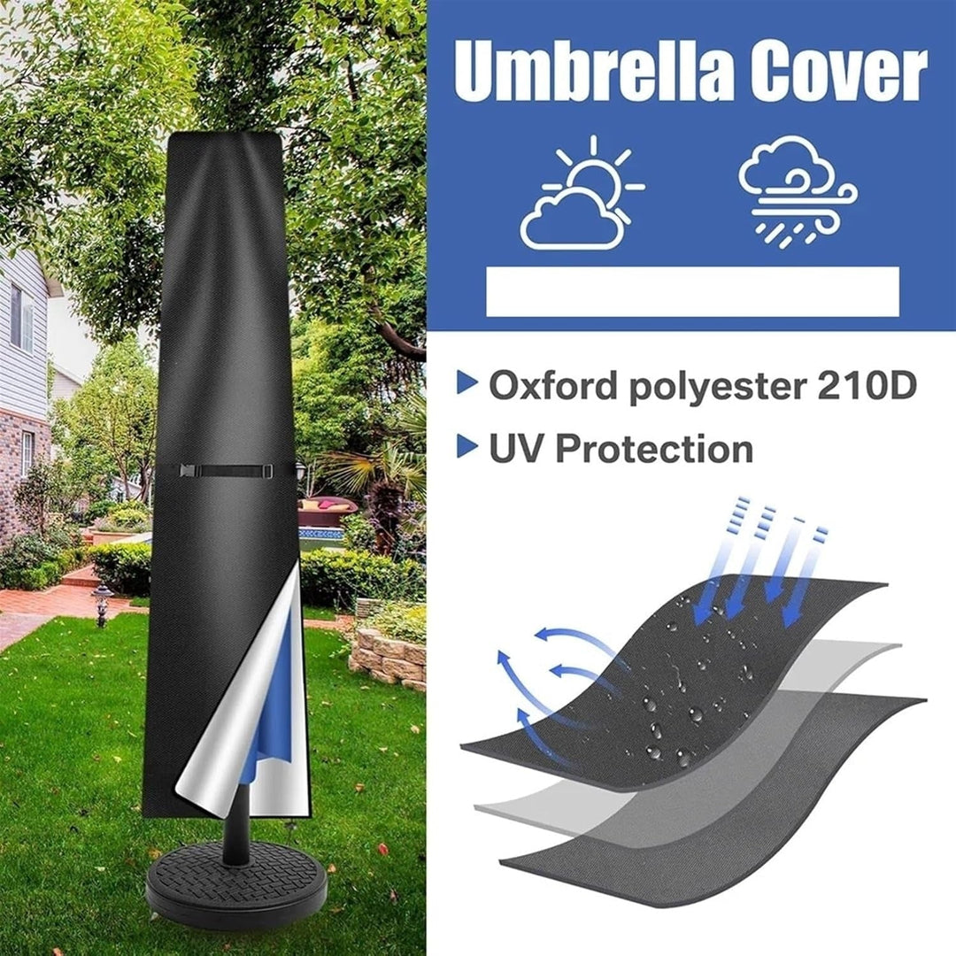 Umbrella Cover Garden Accessory Weather Resistant Design