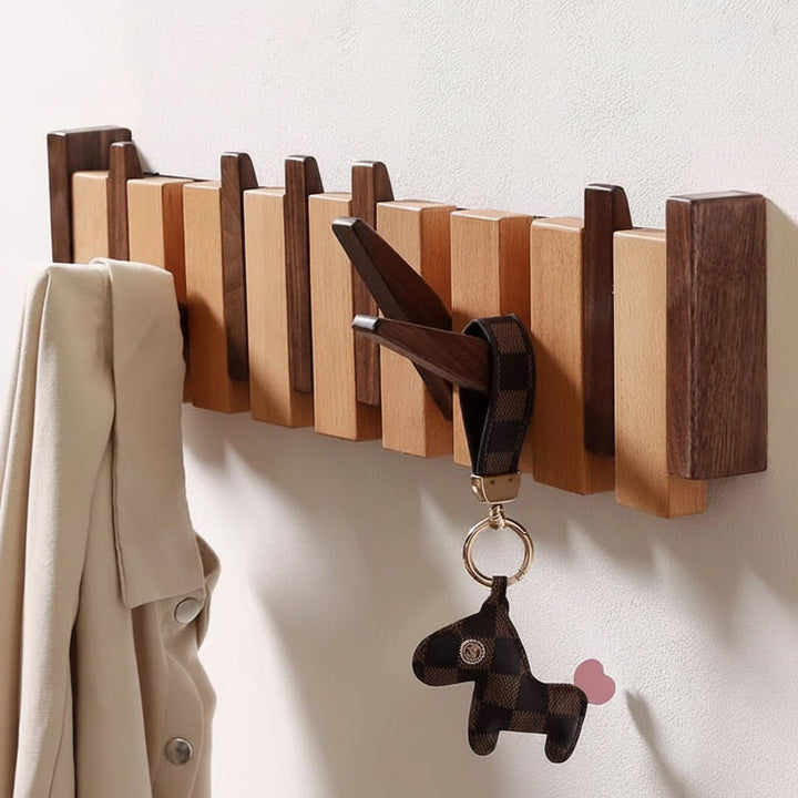 Wall Hook Rack Decorative Wooden