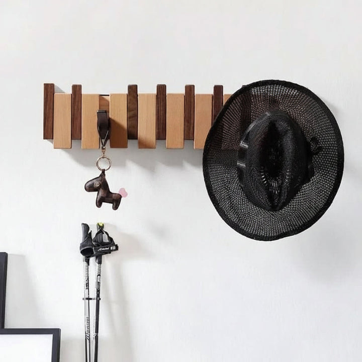 Wall Hook Rack Decorative Wooden